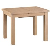 See more information about the Oak Extending Dining Table 4 Seater Natural Lime-washed Oak